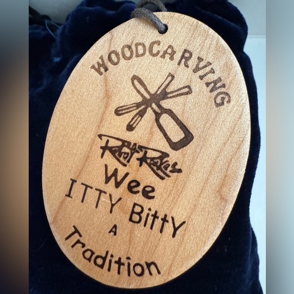 Vintage Robert Raikes Collectibles Wee Itty Bitty Santa Ornament - Picture 4 of 9